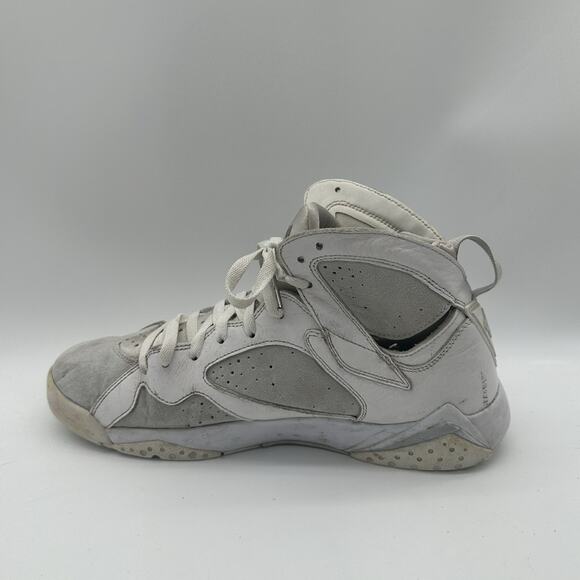 Mens Size 12 Nike Air Jordan 7 Retro Pure Money 2017 Pure Platinum Basketball - Picture 5 of 9